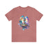 The Wizard's Floating Tower - Short Sleeve Tee Heather Mauve